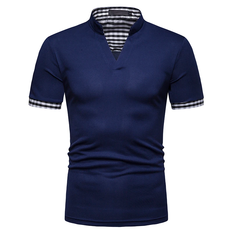 

Covrlge New Polo Shirt Men Summer British Style Hot Sale Casual Solid Short Sleeve Shirt Male Breathable Mens Tee Shirt MTP121