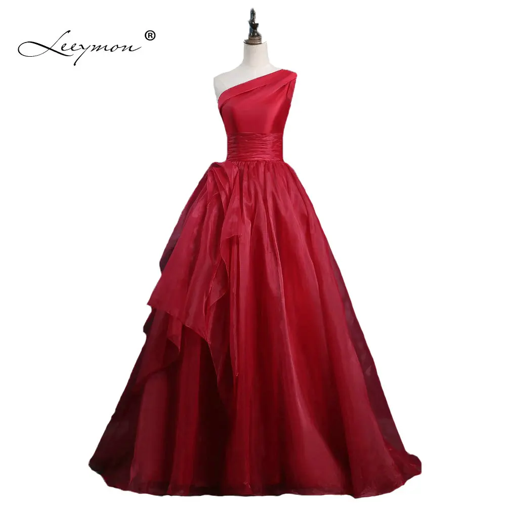 

Leeymon одно плечо органза вечернее платье реальные образцы длинные плиссированные вечернее платье Vestido De Fiesta 2019 A322