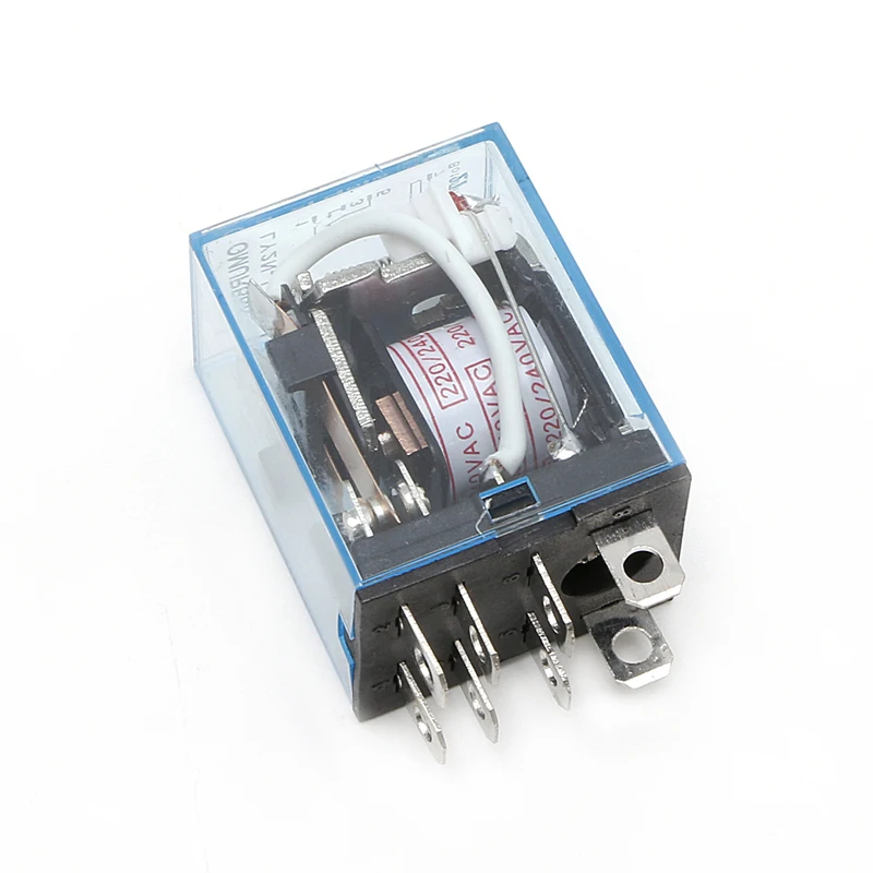 LY2NJ 220В AC катушка 10А 240В реле мощности DPDT Светодиодная лампа Новая # L057 новая