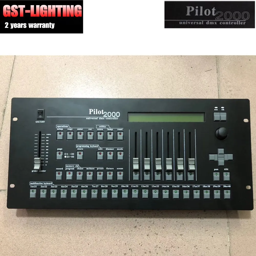 Консоль контроллера сцсветильник pilot 2000 dmx DMX512|Эффект освещения сцены| |