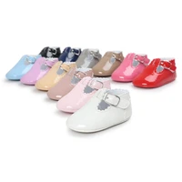 2019 spring brand pu leather baby moccasins shoes t bar baby girl ballet princess dress shoes soft sole first walker baby shoes