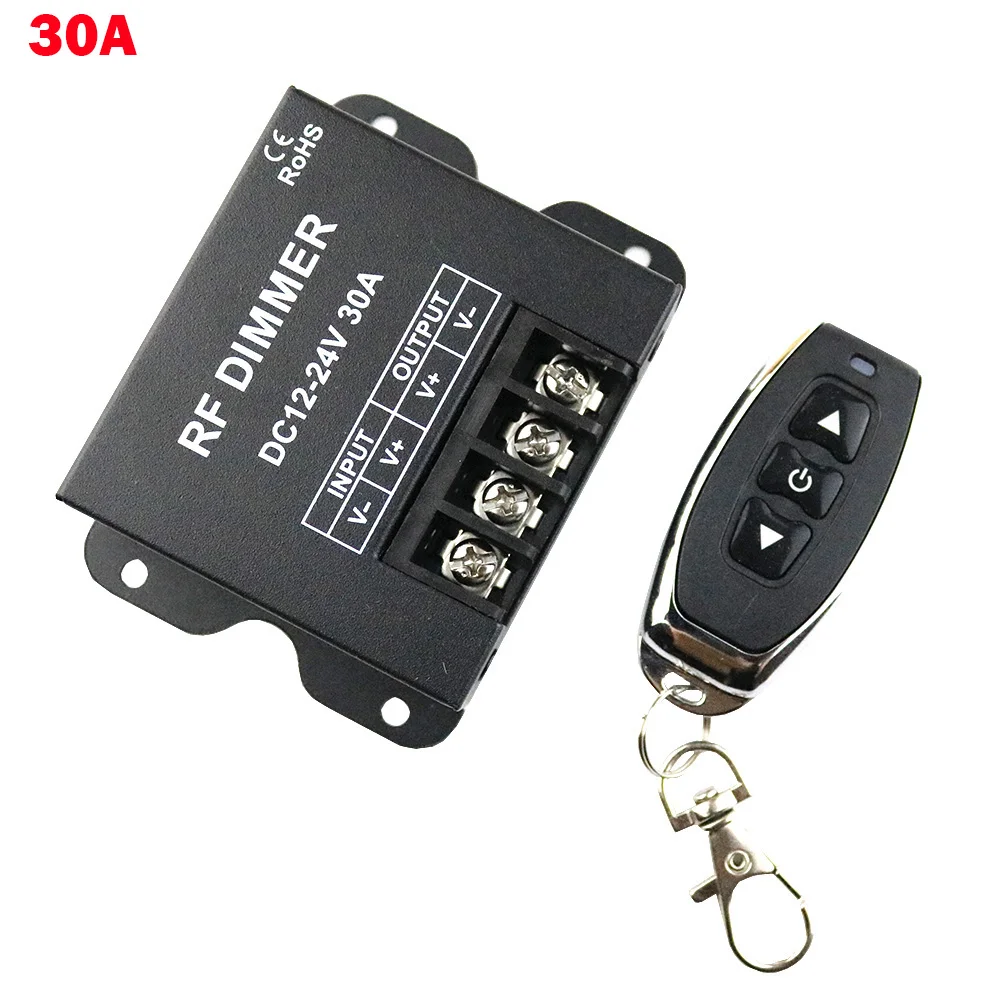 8A 20A 30A DC12V 24V RGB Управление 3 ключа выключатели со светодиодным индикатором RF