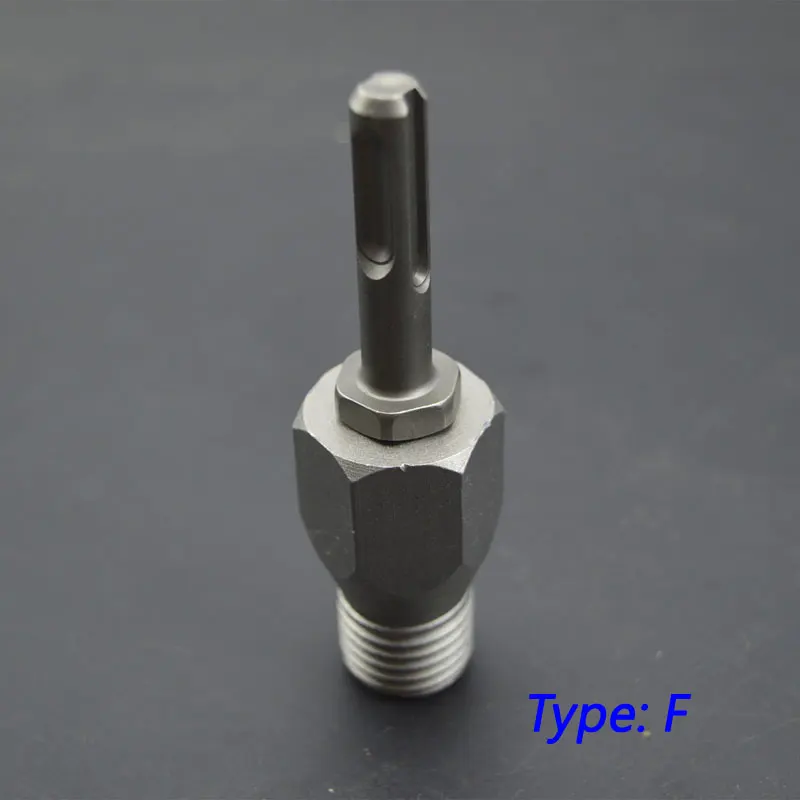 Type F Алмазная коронка SDS Plus Арбор для электрического молотка M22 Алмазная коронка адаптер SDS Арбор(тип A или B - Цвет: Type F