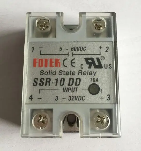 5 шт. Твердотельный релейный модуль с пластиковой крышкой от до 60 В постоянного