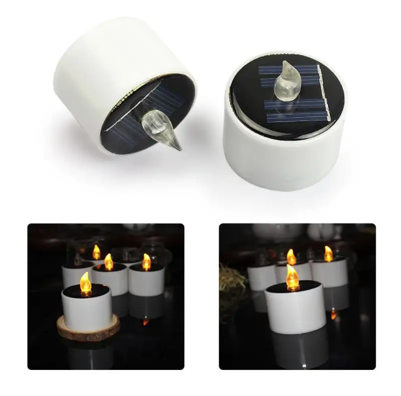 Солнечная энергия электронные свечи LED охрана окружающей среды и