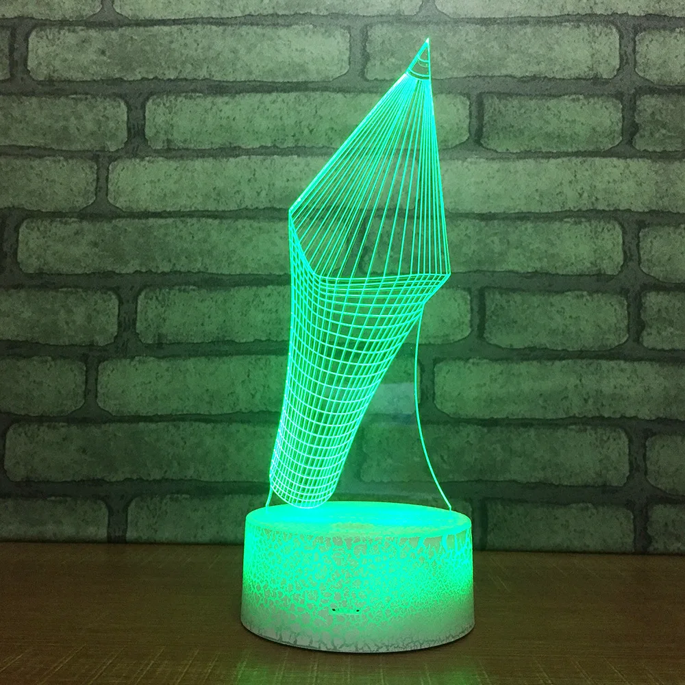 Красочная светодиодная атмосфера спальня 3d настольная лампа производитель