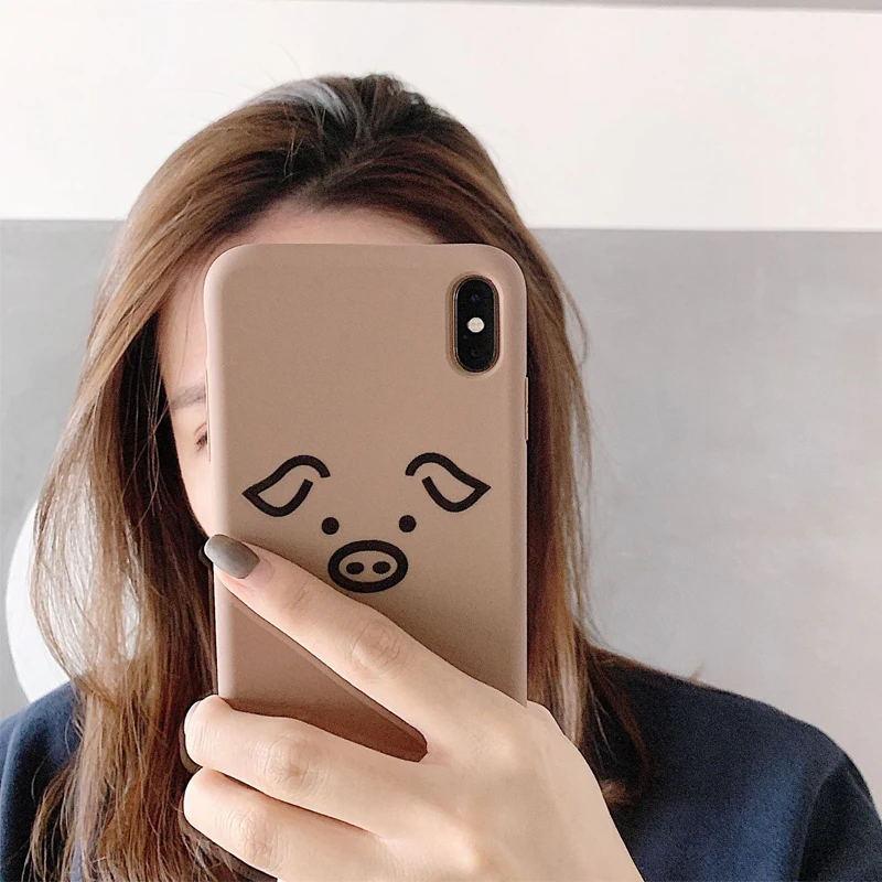 Новый телефон чехол для iPhone 6 6s 7 8 Plus Cue мультфильм шаблон XS Max XR X Силиконовый