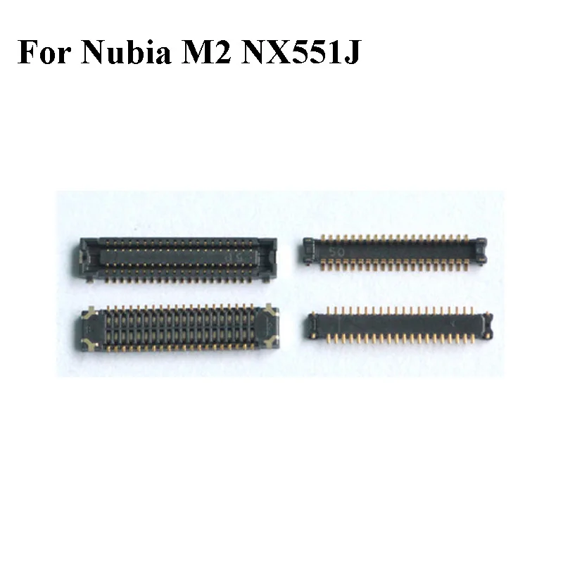 2 шт., разъем FPC для Nubia M2 NX551J, материнская плата с ЖК-дисплеем для Nubia M 2 NX 551J logic 2 шт., разъем FPC для Nubia M2 NX551J, материнская плата с ЖК-дисплеем для Nubia M 2 NX 551J logic