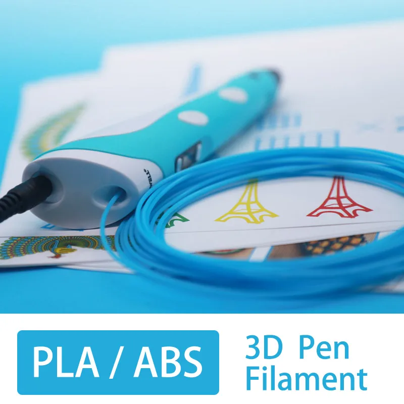 Фото Нить Pla 1,75 мм Abs 20 цветов на выбор, лучший подарок для детей, идеальная 3d-ручка, 3d-ручки, экологически безопасная пластиковая линия высокого ка... №3