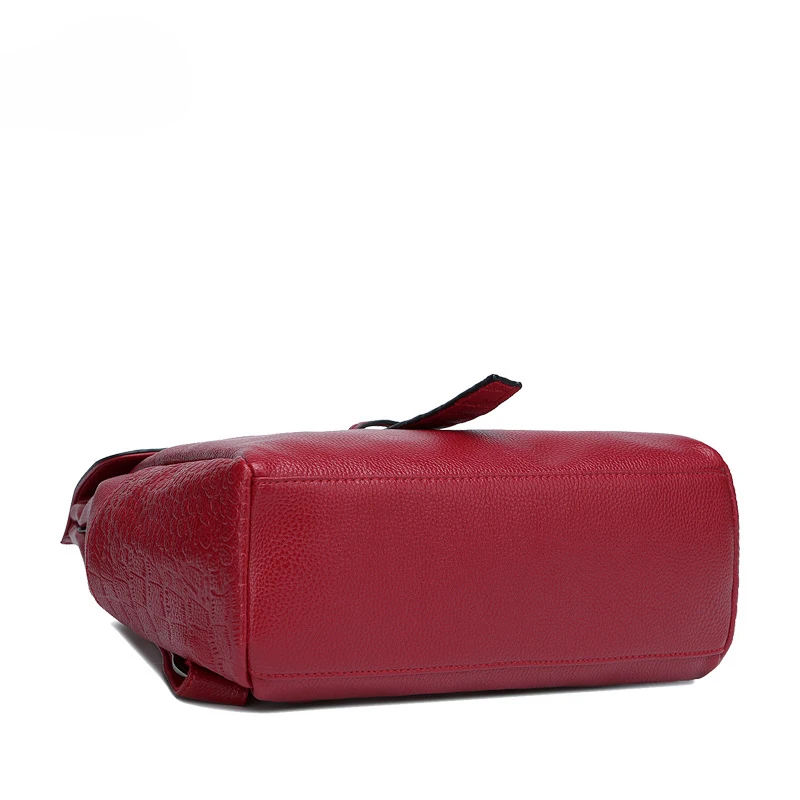 MIWIND рюкзак из натуральной мягкой кожи рюкзаки коровьей Верхний слой воловьей