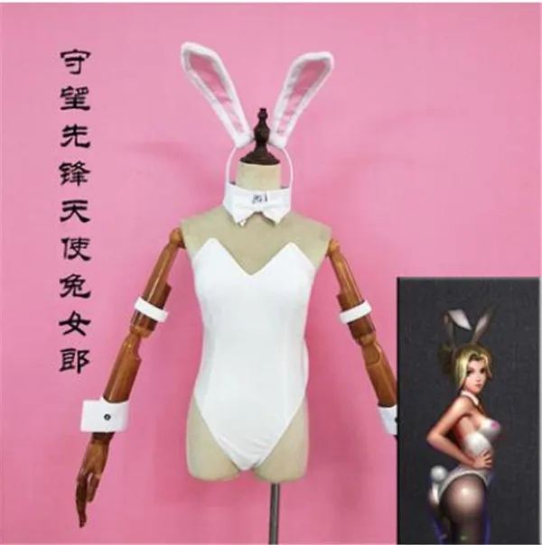 Горячая Распродажа! Костюм для косплея OW Bunny girl DVA на заказ комбинезон dva