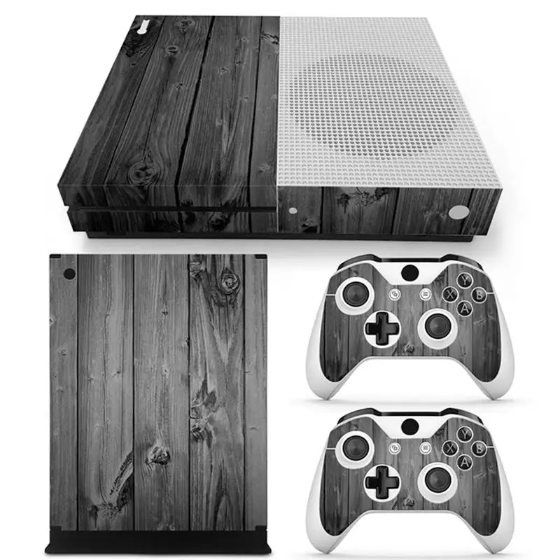 Дерево серый Обложка Наклейка для Microsoft Xbox One тонкий кожи Стикеры консоли