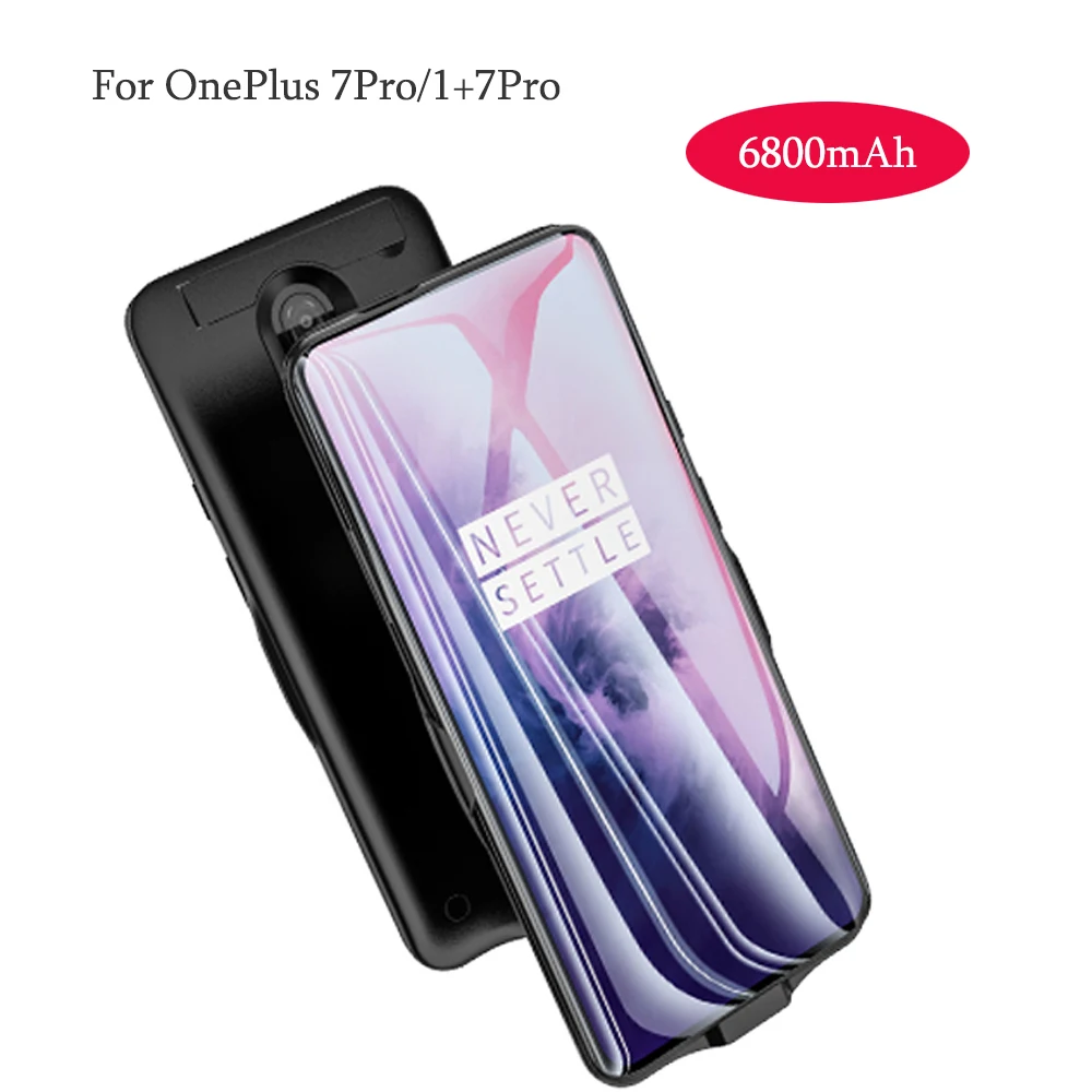 Внешний аккумулятор 6800 мАч для OnePlus 7Pro зарядное устройство USB чехол 1 + | Мобильные