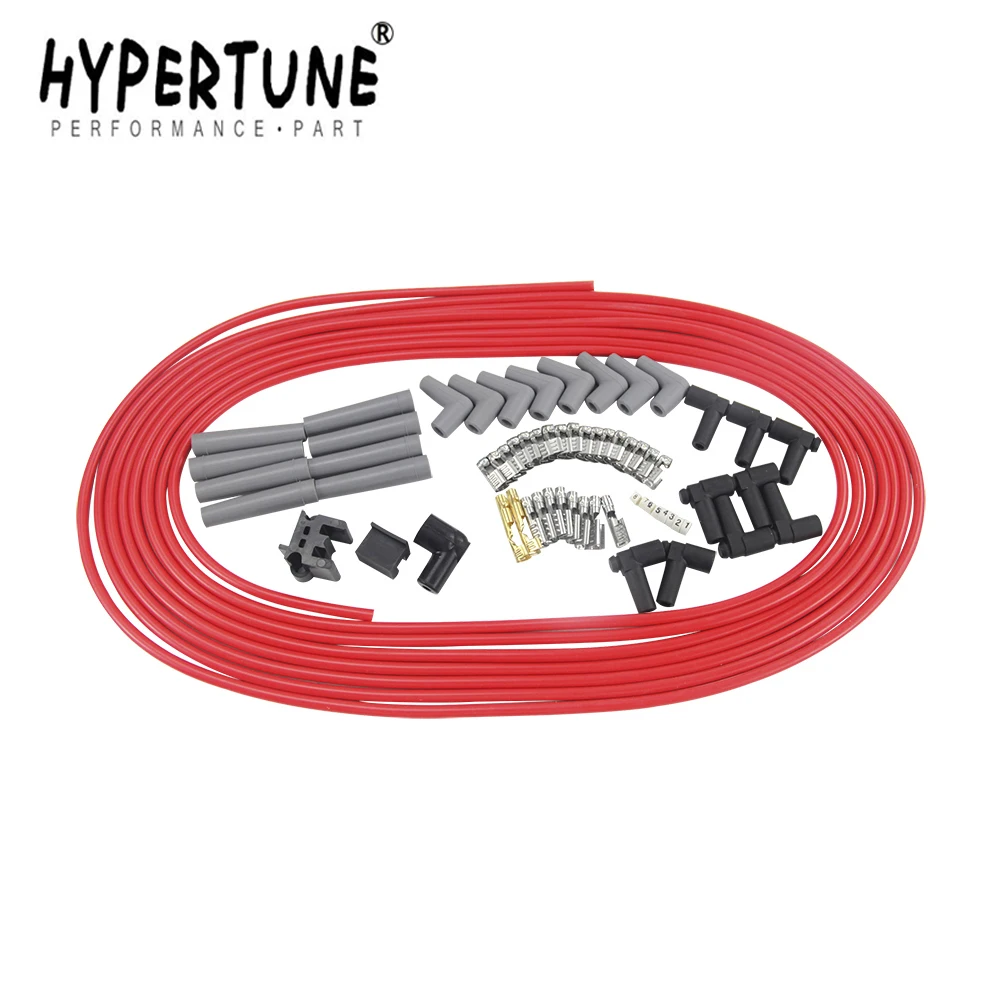 Hypertune 10 м/компл. провода свечей зажигания спирали Core 8 5 мм красный для Chrysler Hemi про
