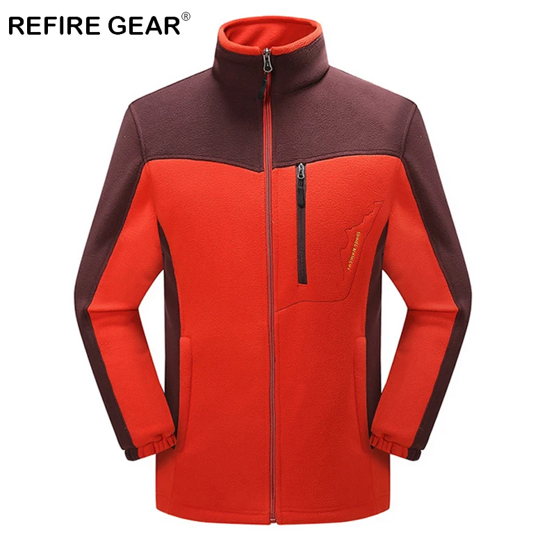 ReFire Gear зимние теплые флисовые куртки для кемпинга на открытом воздухе Мужская