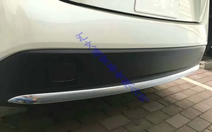 Для Toyota Prius Prime PHV ABS хромированный задний бампер Противоскользящий протектор литые накладки 1 шт. аксессуары для стайлинга автомобилей