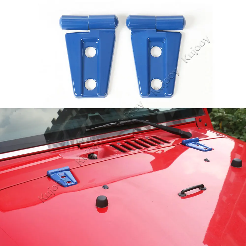Аксессуары для Jeep Wrangler 2007-2016 оболочка петли капота двигателя из АБС-пластика