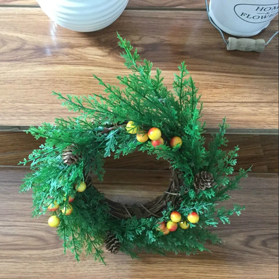 1 шт. в американском стиле 25 см сосновые и кипарисовые ветви натуральный