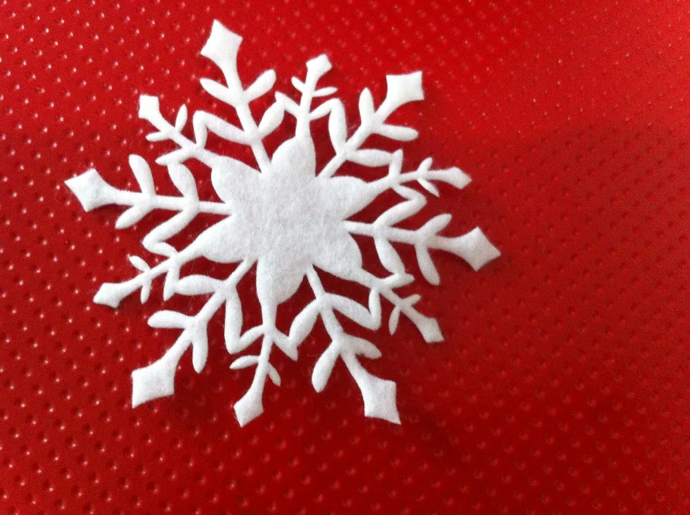 50PCS Christmas Ornament Snowflake 7CM Xmas Birthday Party Wedding Decoration Handmade Home Decor Colorful Glitter Accessory | Дом и сад