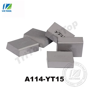 10 шт.лот A114 YT15 вольфрамовые Паяные наконечники карбидные вставки для изготовления наружных токарных инструментов расточные инструменты и канавочные инструменты