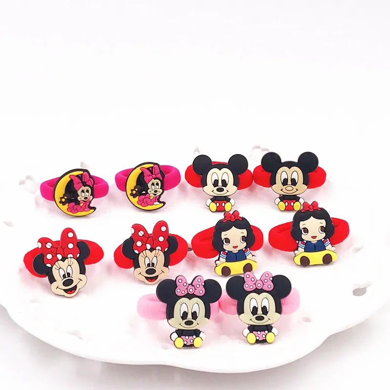 10 PCS Мультфильм MV 10 шт. мой маленький конь Baoli Poni детские резиновые ободки из мягкой ткани для девочек аксессуары для волос эластичная лента для волос головной убор - Цвет: 10 PCS