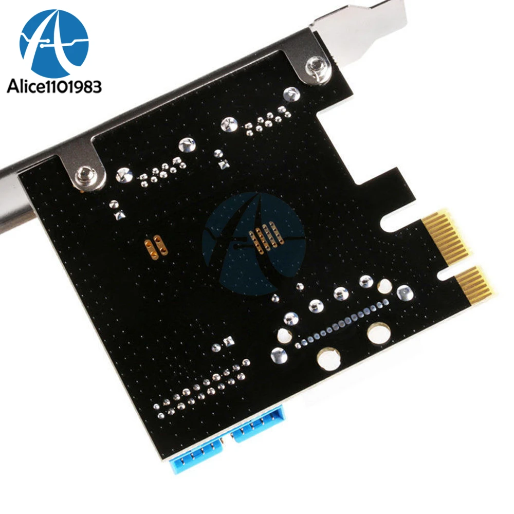 PCI 2 порта Экспресс USB 3 0 передняя панель с 4-контактным и 20-контактным адаптером