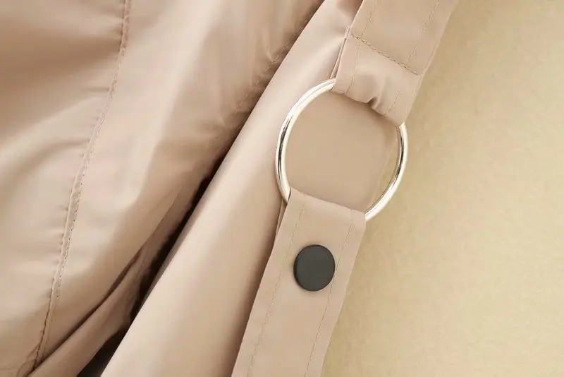 2019 плюс размер Повседневный плащ Весенняя женская одежда модная декоративная