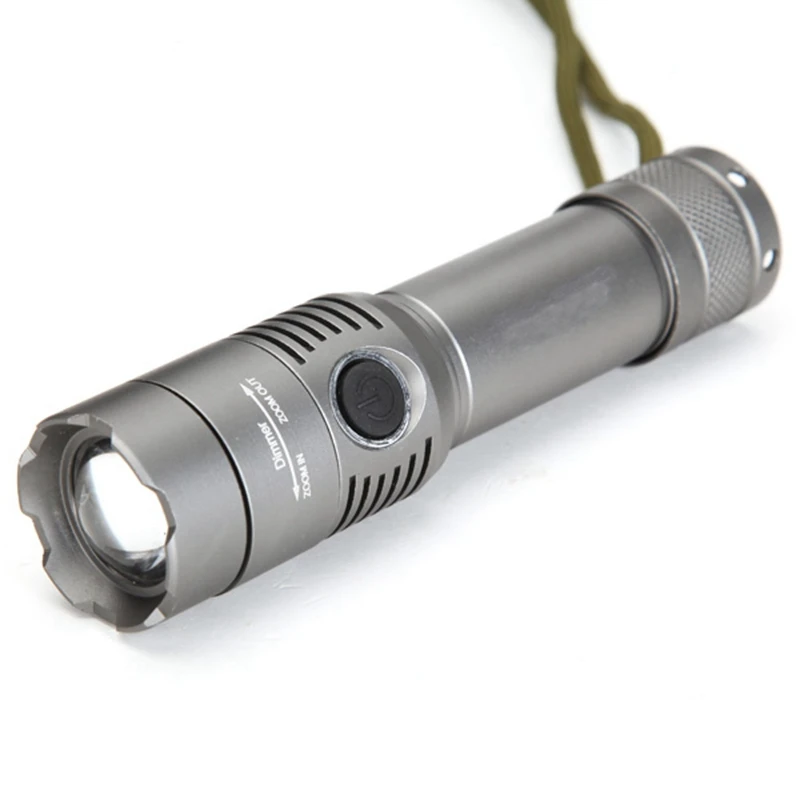 

Jiguoor 2000LM XM-L T6 3-режимная светодиодная тактическая вспышка Масштабируемая перезаряжаемая вспышка освещение для кемпинга охоты точесветильн...