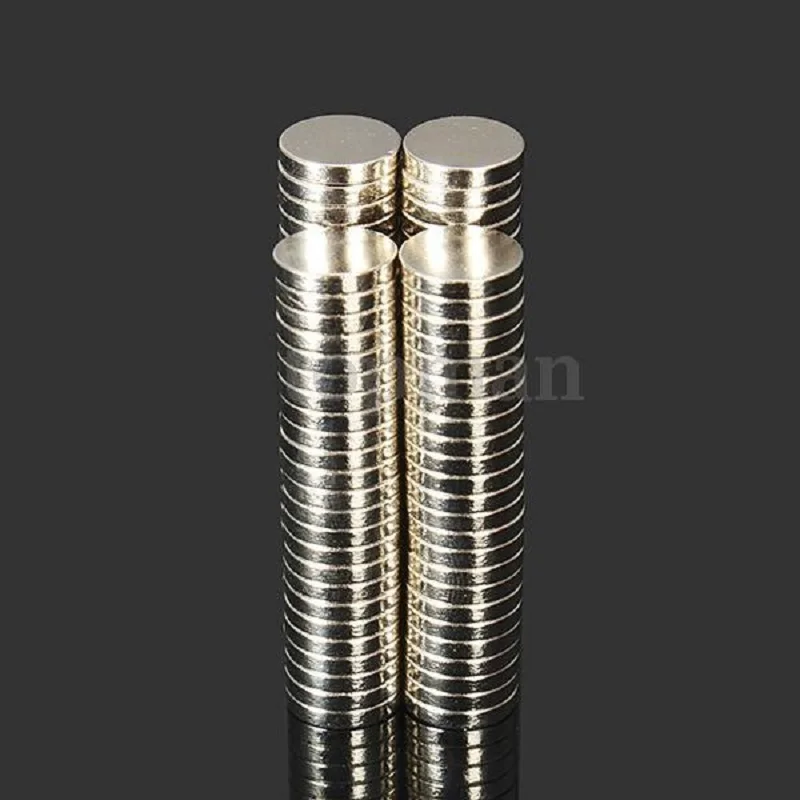 100pcs N52 NdFeB Super Strong Disc Magnets 10mm x 2mm Rare Earth Neodymium | Обустройство дома