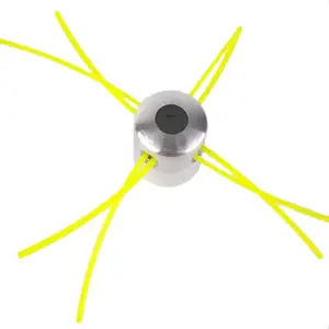 Головка триммера из алюминиевого сплава для газонокосилки, головка для Сенокосилки с монтажной шайбой и гаечным ключом для каната косилки