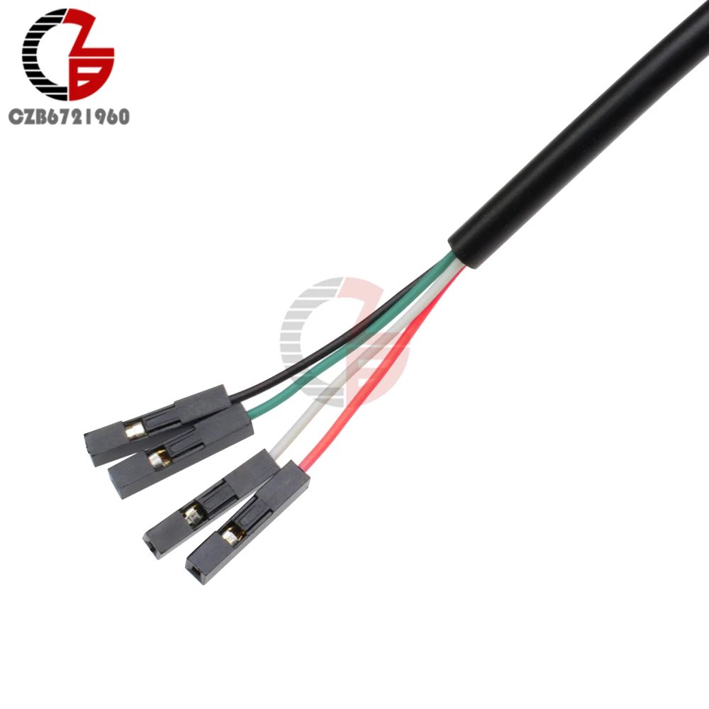 PL2303 PL2303HX USB к UART TTL кабель Модуль 4 Pin RS232 конвертер 1 м метр 100 см|Соединители| |