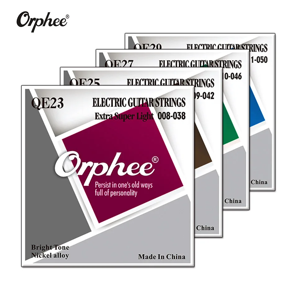 Новые профессиональные Струны для гитары Orphee серии QE никелевые литые