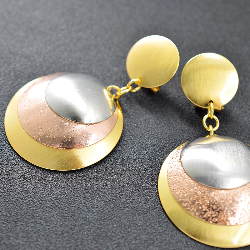 Серьги гвоздики Sunny Jewelry в этническом стиле круглые украшения для помолвки лидер