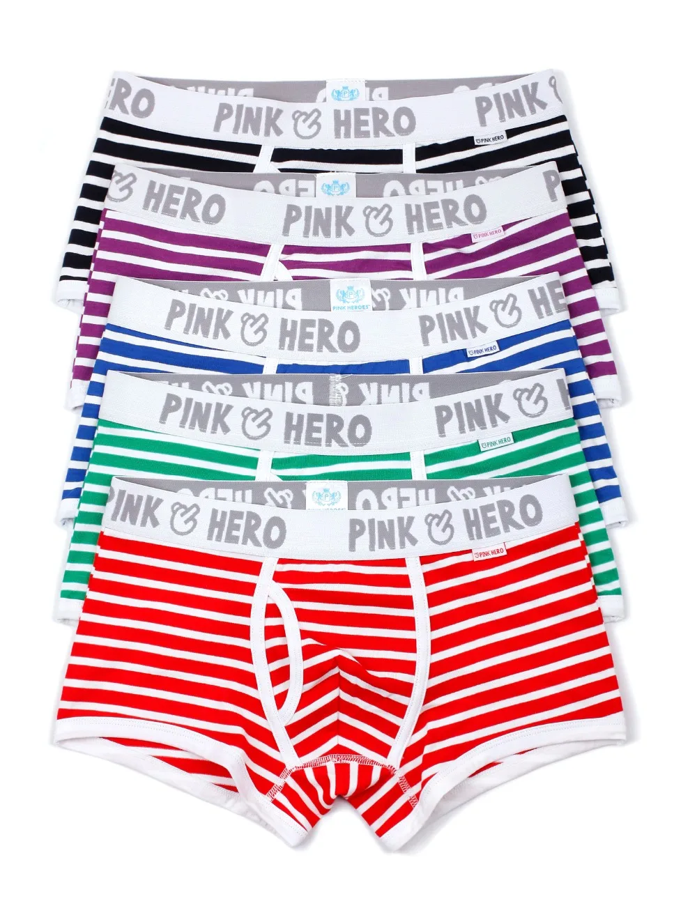 Pink Heroes Мужское нижнее белье трусы боксеры с рисунком из хлопка мужское нежнее