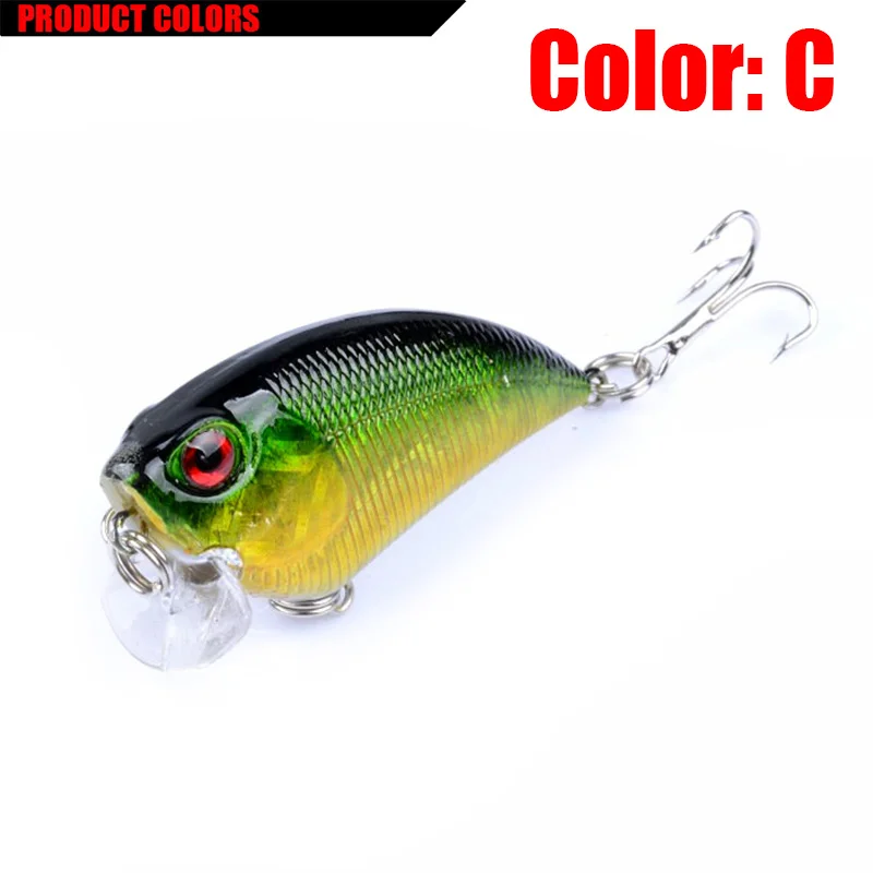

1Pcs 5.5cm 6.5g Minnow Fishing Lure Floating Fishing Wobbler Artificial Hard Bait Crankbait Japan Fishing Tackle Pesca PR-277