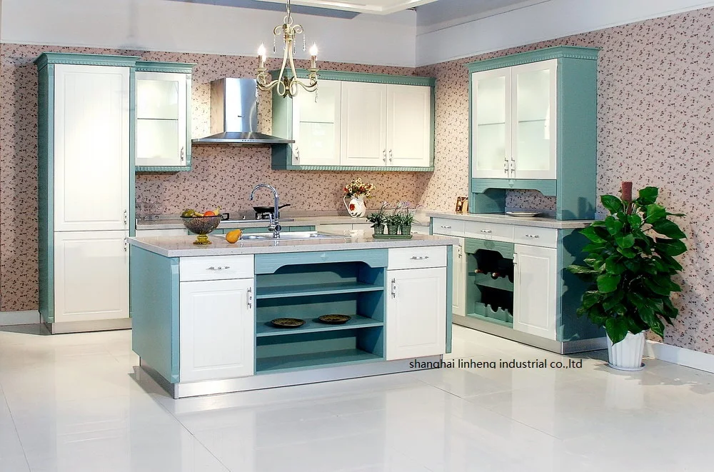 

PVC/vinyl kitchen cabinet(LH-PV071)