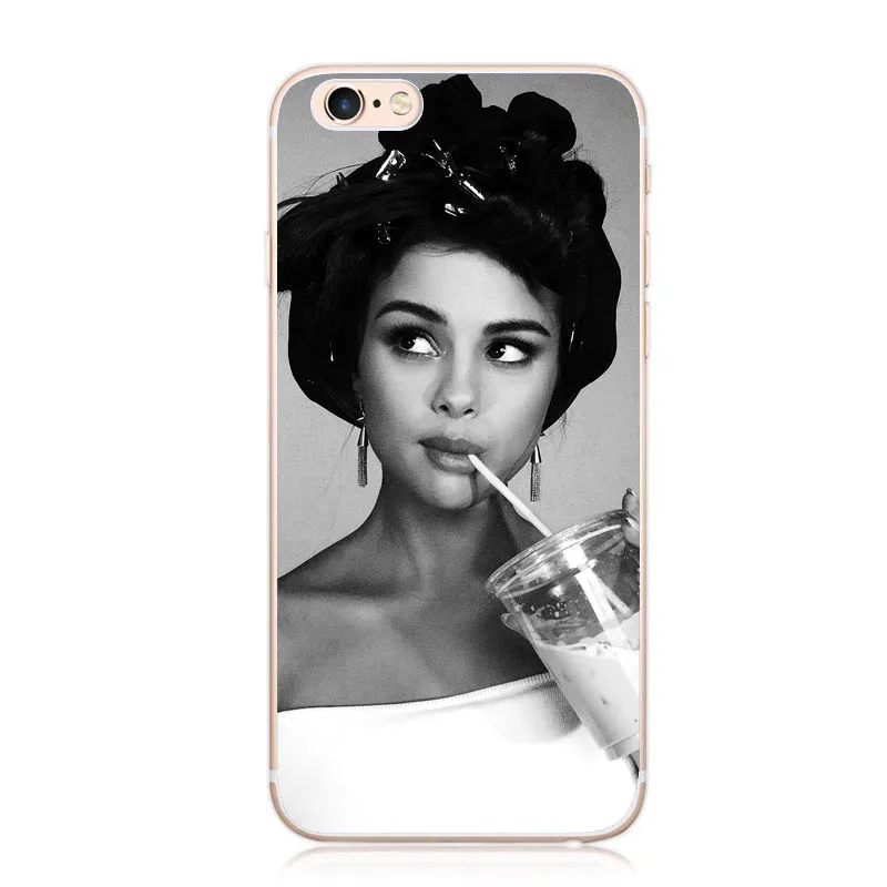 Прозрачный чехол для мобильного телефона Selena Gomez iPhone5s SE 6 6SPlus 7 7Plus 8 8Plus X популярный