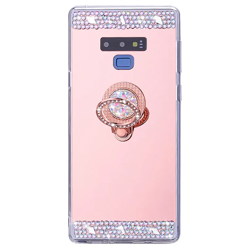 Роскошный зеркальный чехол для Samsung Galaxy note 8 блестящий samsung 9 5 4 3 A10 A30 A50 M20 M10 с