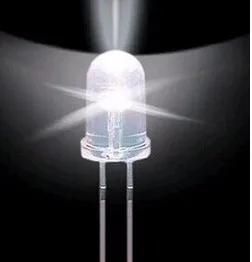 

free shipping 1000 pcs/lot F5 5mm ultra bright white cold f5 red short legs LED 5MM 2000mcd 20ma light-emitting diode
