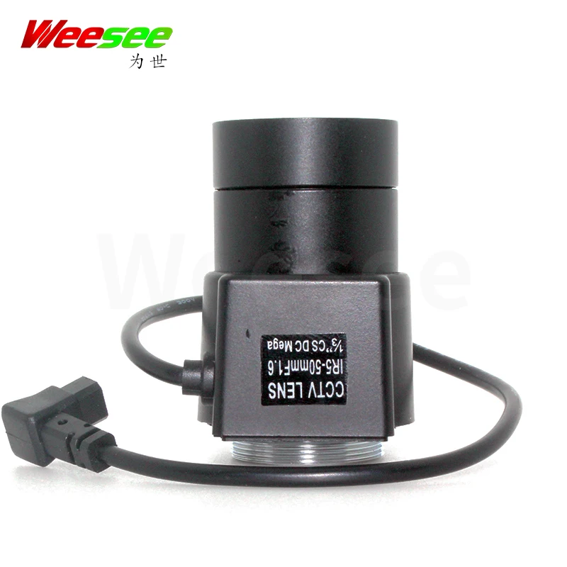 WS 1/3 '⟱.6 формат 5-50 мм МП мегапиксель HD cctv объектив с креплением CS