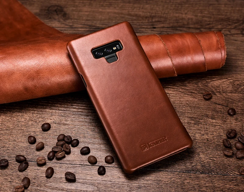 Для samsung Note9 флип-кейс Ретро воловья натуральная кожа чехол для телефона Тонкий Бизнес смарт-чехол для samsung Galaxy Note9 Note8