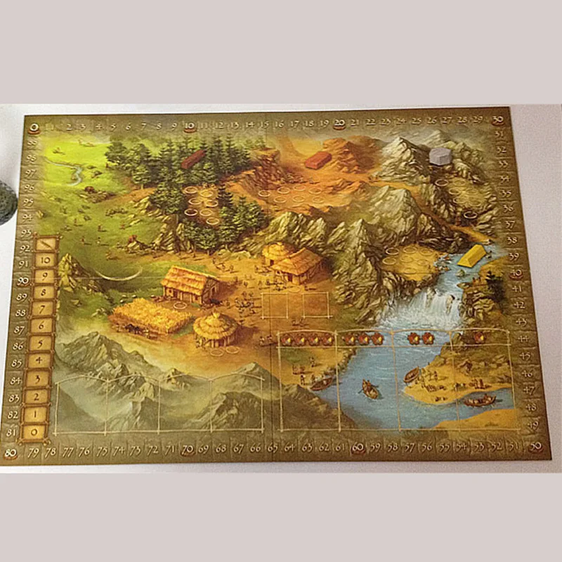 КАМЕННЫЙ ВЕК Супер Классический Германия Настольная Игра Карта Китайская Версия