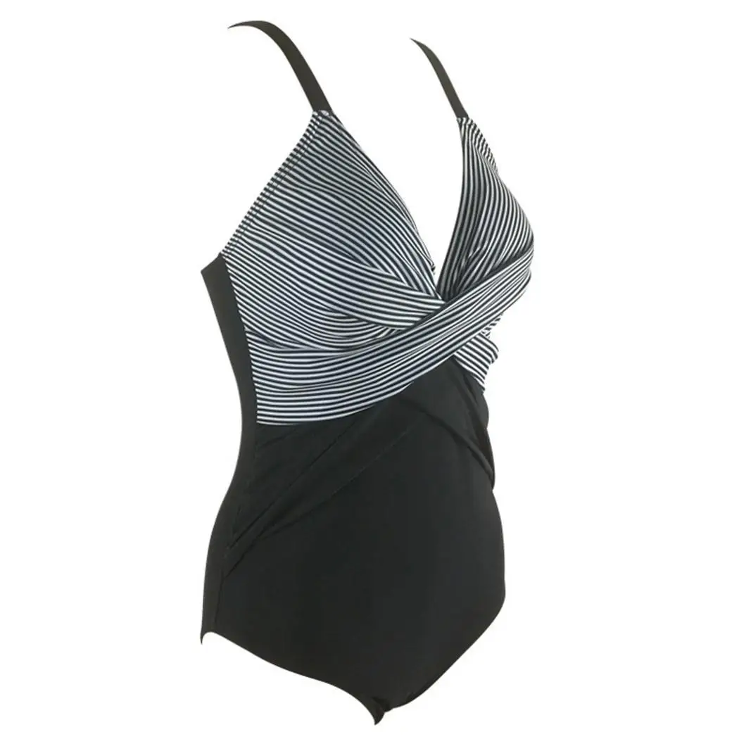 Женский сексуальный v образный вырез цельный без косточек с поролоновыми