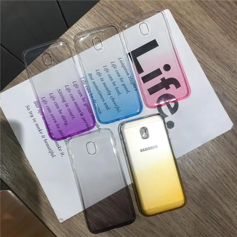 Градиентный цветной чехол для телефона Samsung Galaxy J3 J5 J7 Pro S10 S10E S8 Plus S9 A6 A7 A8 2018 A10 A30 A40