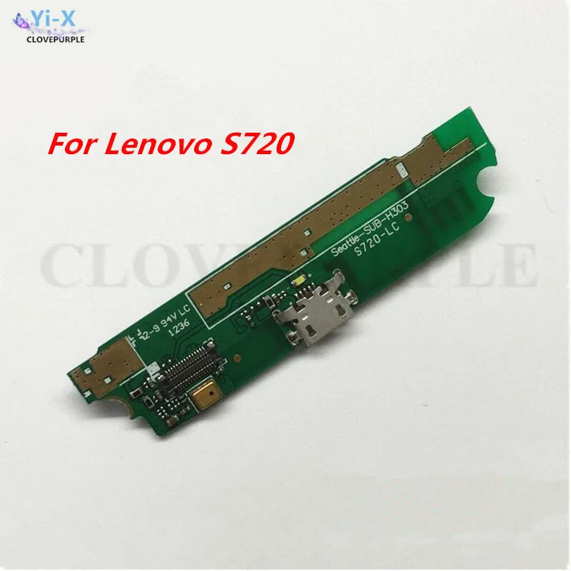 

10PCS/Lot USB Dock Charging Port Back Rear Flex Cable Charger Connector For Lenovo S720 Replacement Parts Repair Part