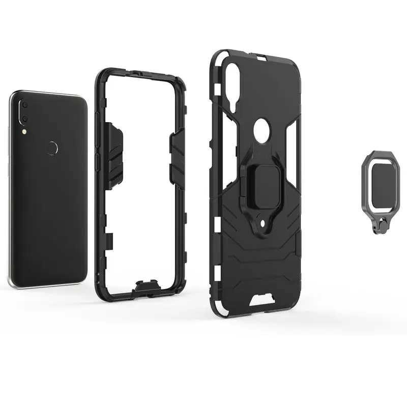 Бронированный противоударный чехол для Xiaomi Mi Play 3D Shield PC + силиконовый телефона