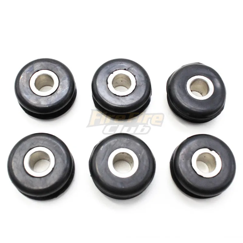 

Motorcycle Accessories Rubber Gas Tank Mount Grommets with Metal Sleeves For Harley Softail FXST Heritage FLST FXWG