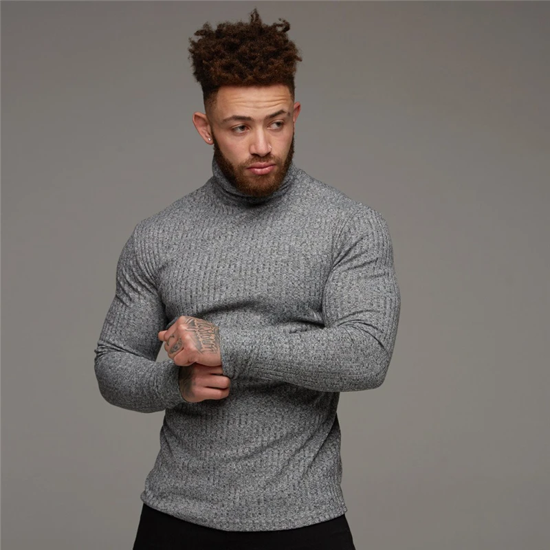 new fashion winter sweater men warm turtleneck mens sweaters slim fit pullover men classic sweter men knitwear pull homme free global shipping