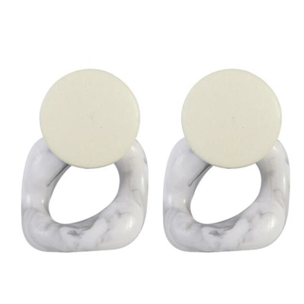 Модные большие висячие серьги из смолы для женщин новинка 2019 корейские