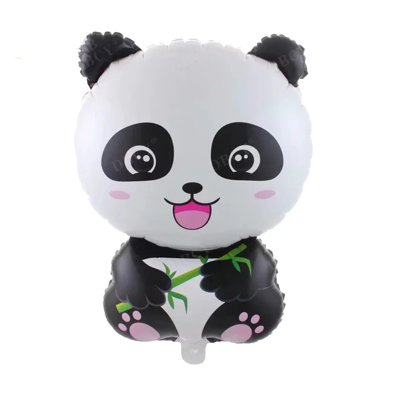 С Днем Рождения Китай Panda Воздушные шары и 32 дюймов черный Количество Фольга